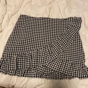 Checkered mini skort bought from boutique